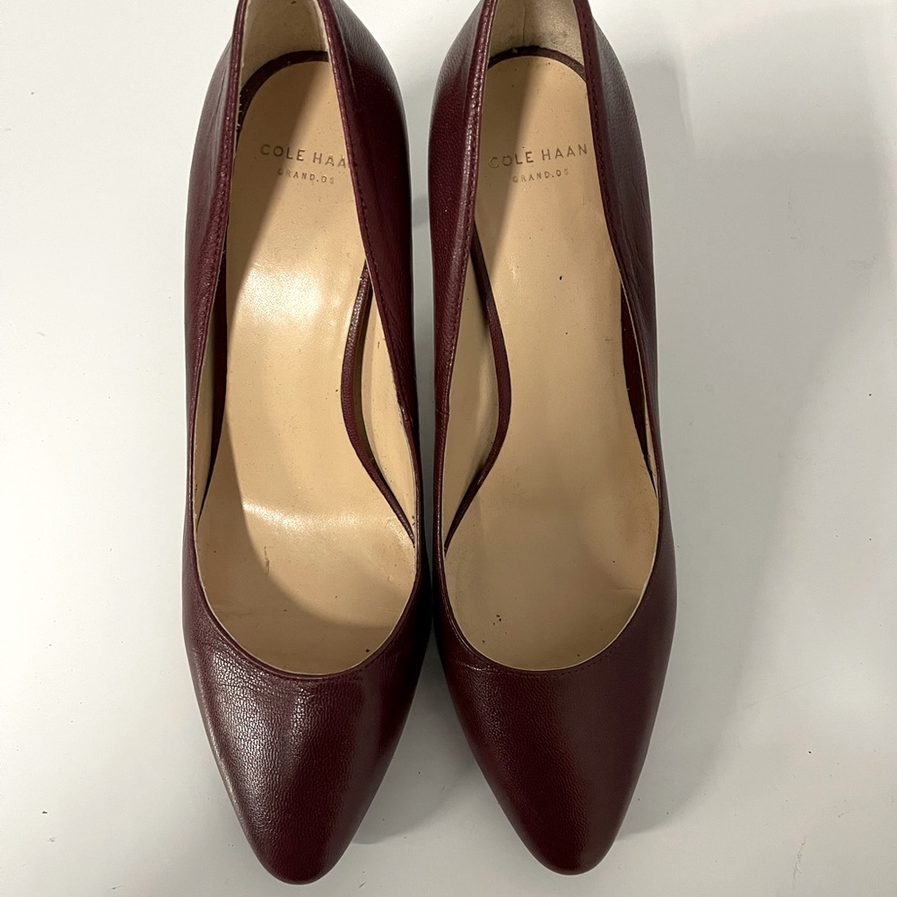 Cole Haan burgundy heels